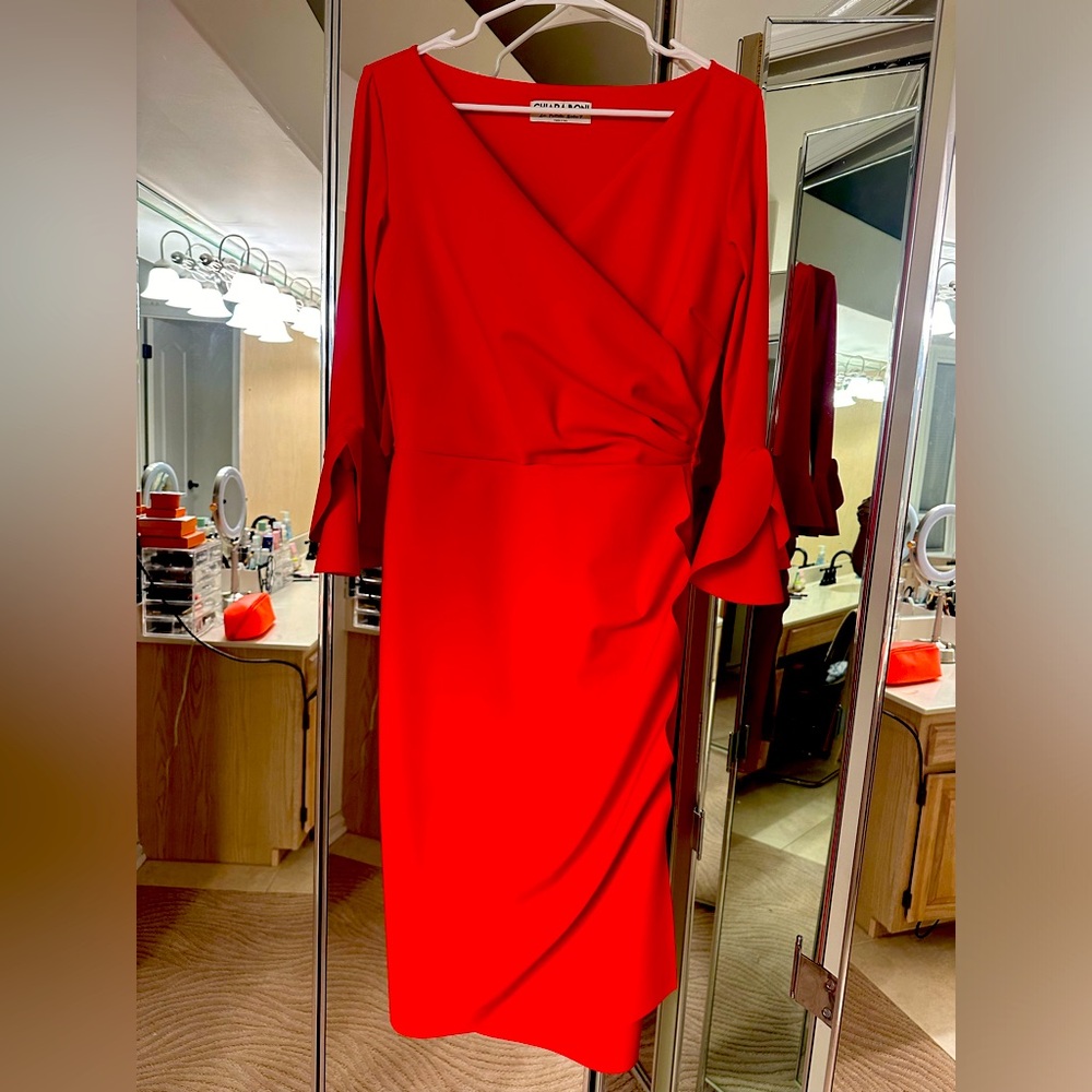 Chiara Boni Size 12 Red dress
